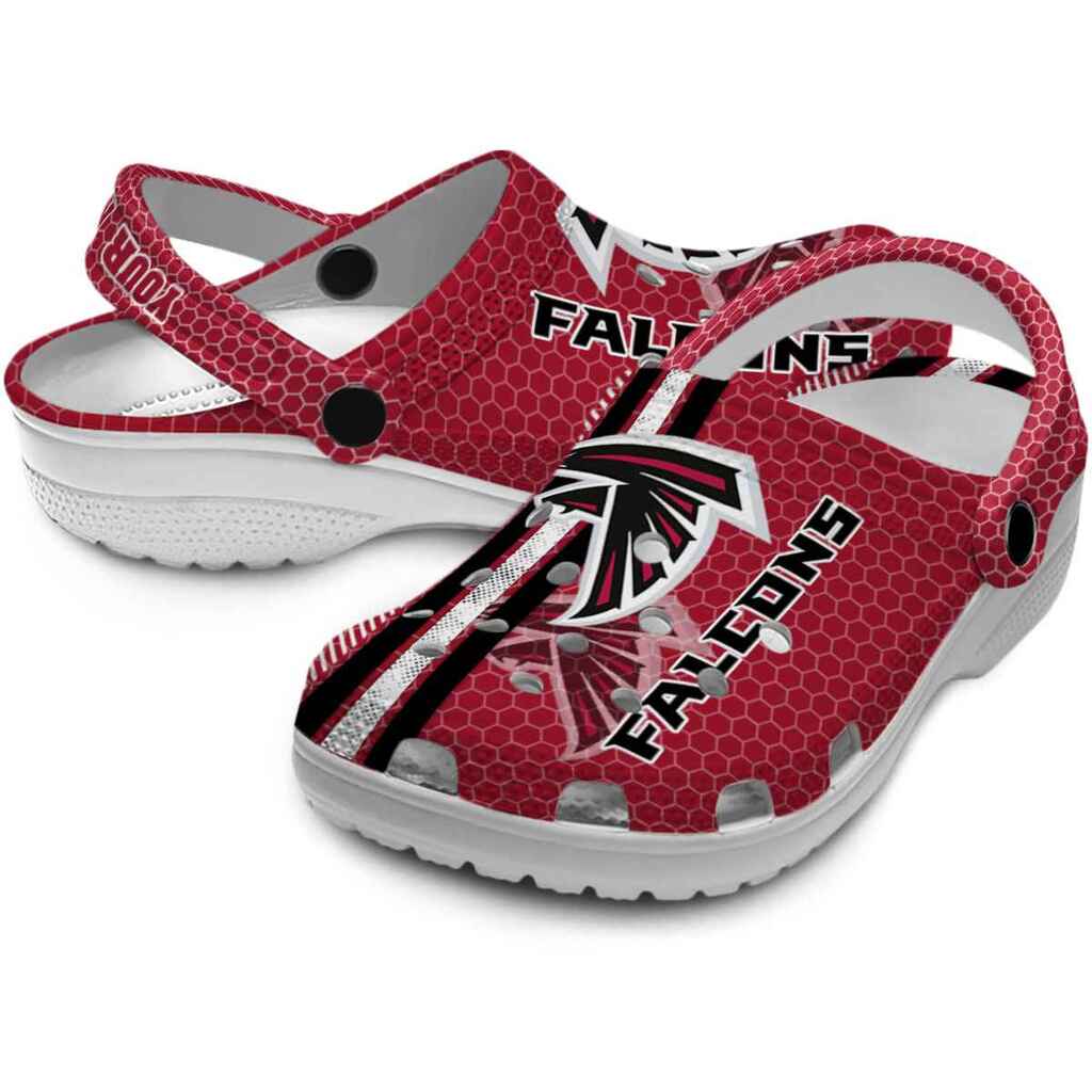 Personalized Atlanta Falcons Contrasting Stripes ClogTVC1801984 - Image 3