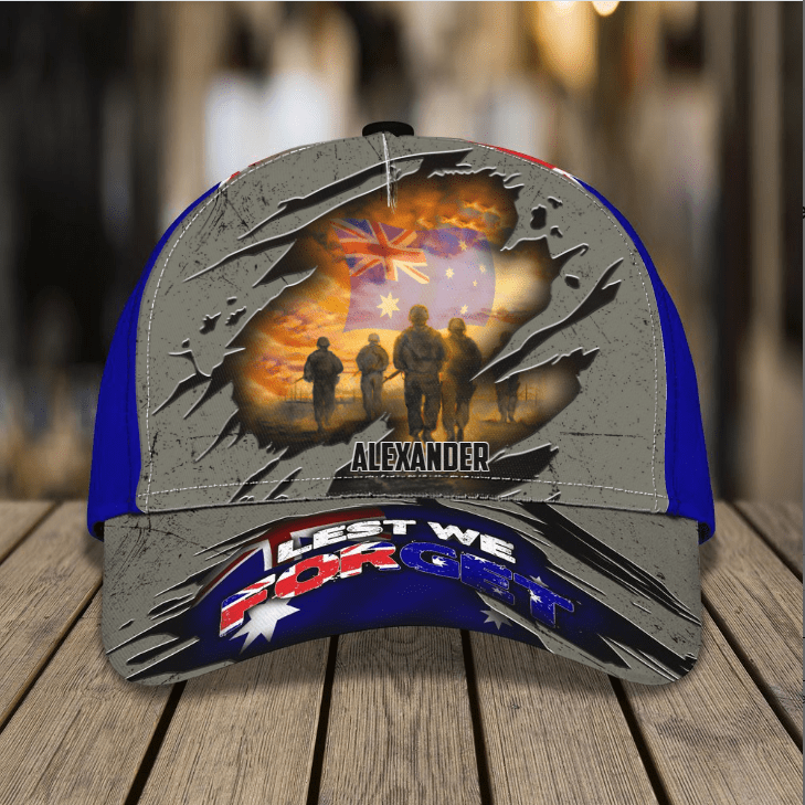 Personalized Australia 3D Classic Cap, Custom Name Hat, Gift for Australian Lovers, Friends Trucker Hats Custom Hats Gifts For Men & Women