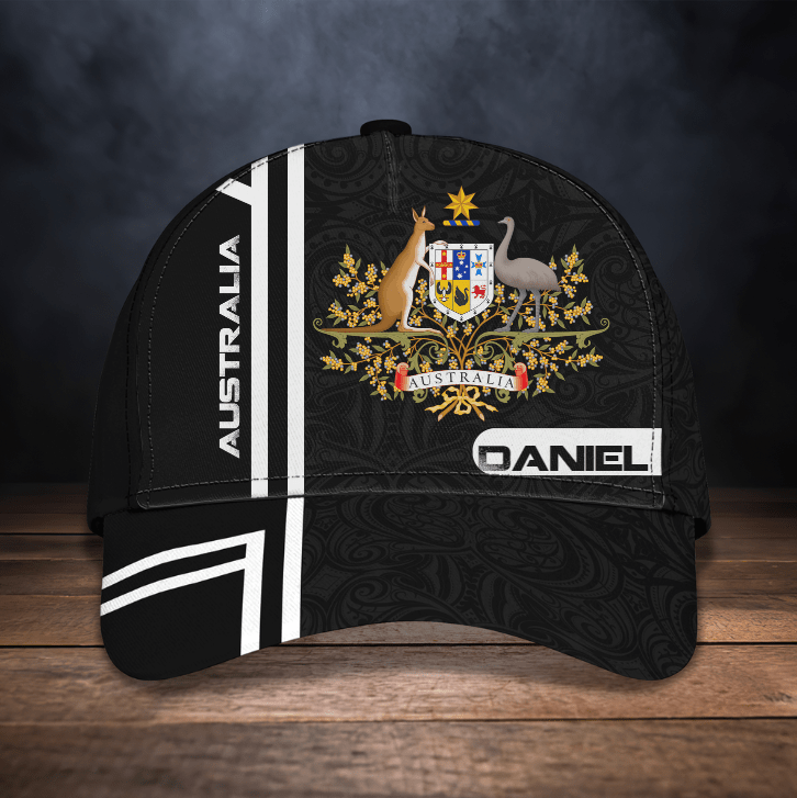Personalized Australia 3D Classic Cap, Custom Name Hat, Gift for Australian Lovers, Friends Trucker Hats Custom Hats Gifts For Men & Women