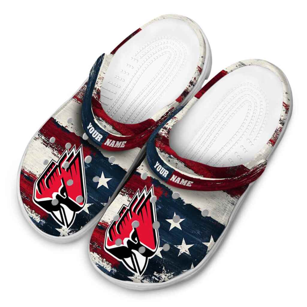 Personalized Ball State Cardinals Patriotic Stripes ClogTVC1801760 - Image 4