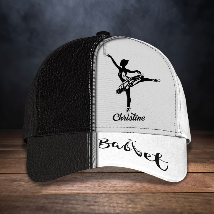 Personalized Ballet Classic Cap for Ballet Lovers Women, Custom Ballet Hats for Daughter, Girl Trucker Hats Custom Hats Gifts For Men & Women