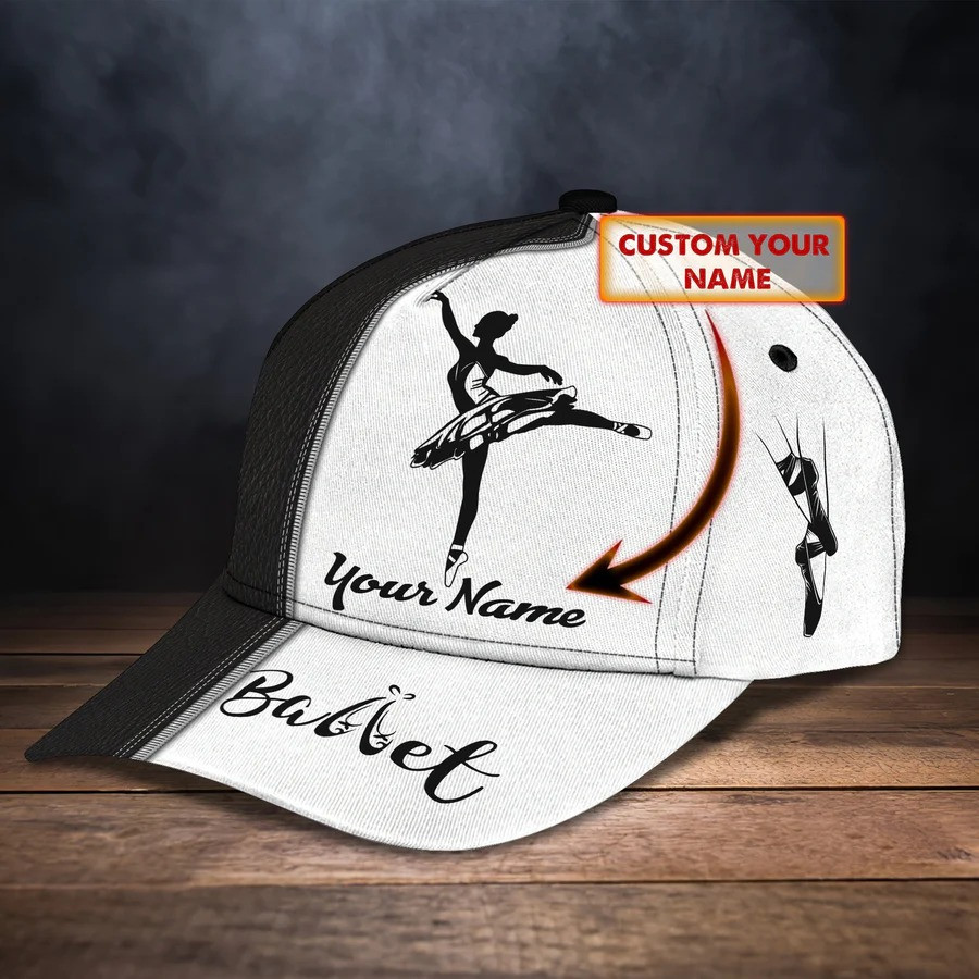Personalized Ballet Classic Cap for Ballet Lovers Women, Custom Ballet Hats for Daughter, Girl Trucker Hats Custom Hats Gifts For Men & Women