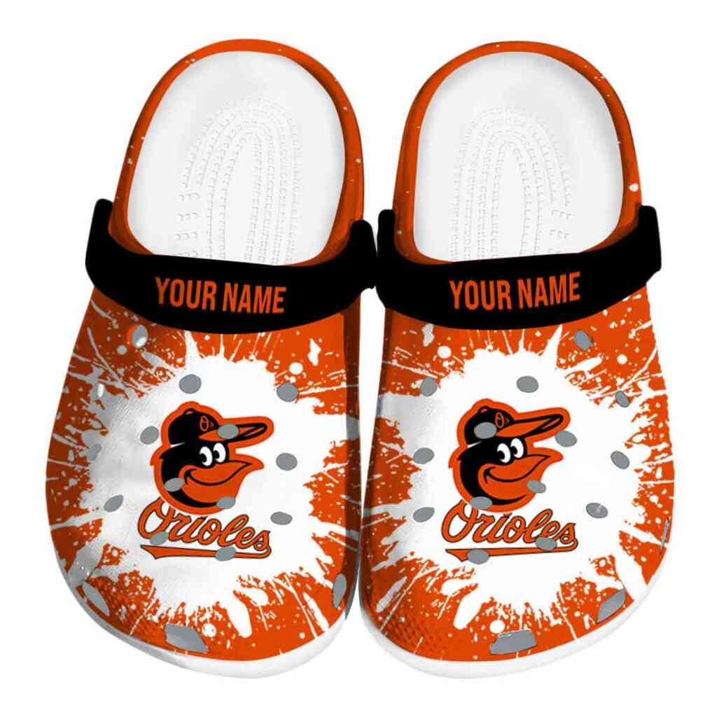 Personalized Baltimore Orioles Splash Art ClogTVC1801179
