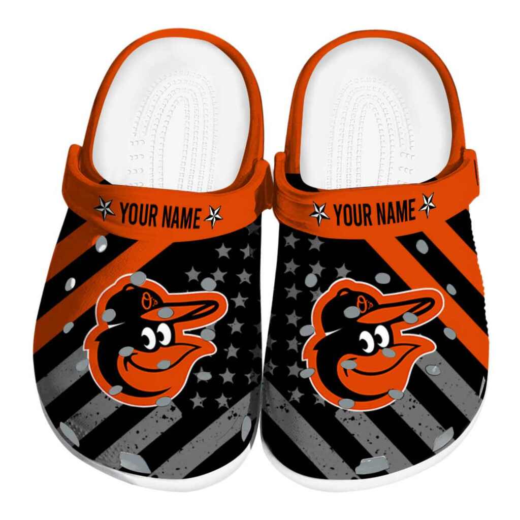 Personalized Baltimore Orioles Star-Spangled Graphic ClogTVC1801179