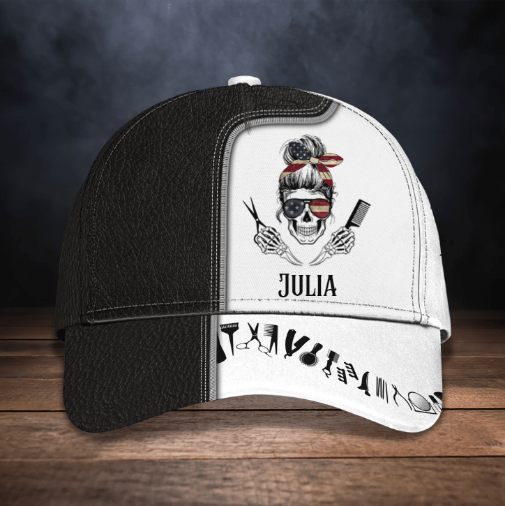 Personalized Barber 3D Classic Cap Hat for Men, Women, Hair hustle Cap Trucker Hats Custom Hats Gifts For Men & Women