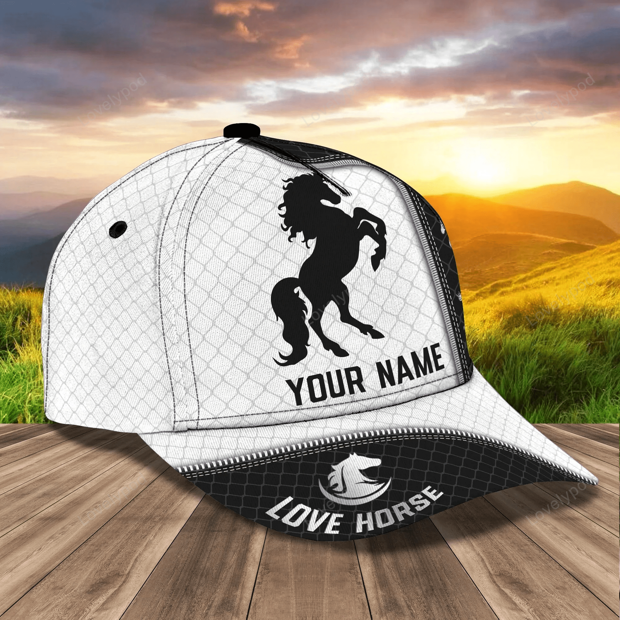 Personalized Baseball Cap Horse, Horse Hat, Nice Unisex Cap For Horse Lovers Trucker Hats Custom Hats Gifts For Men & Women