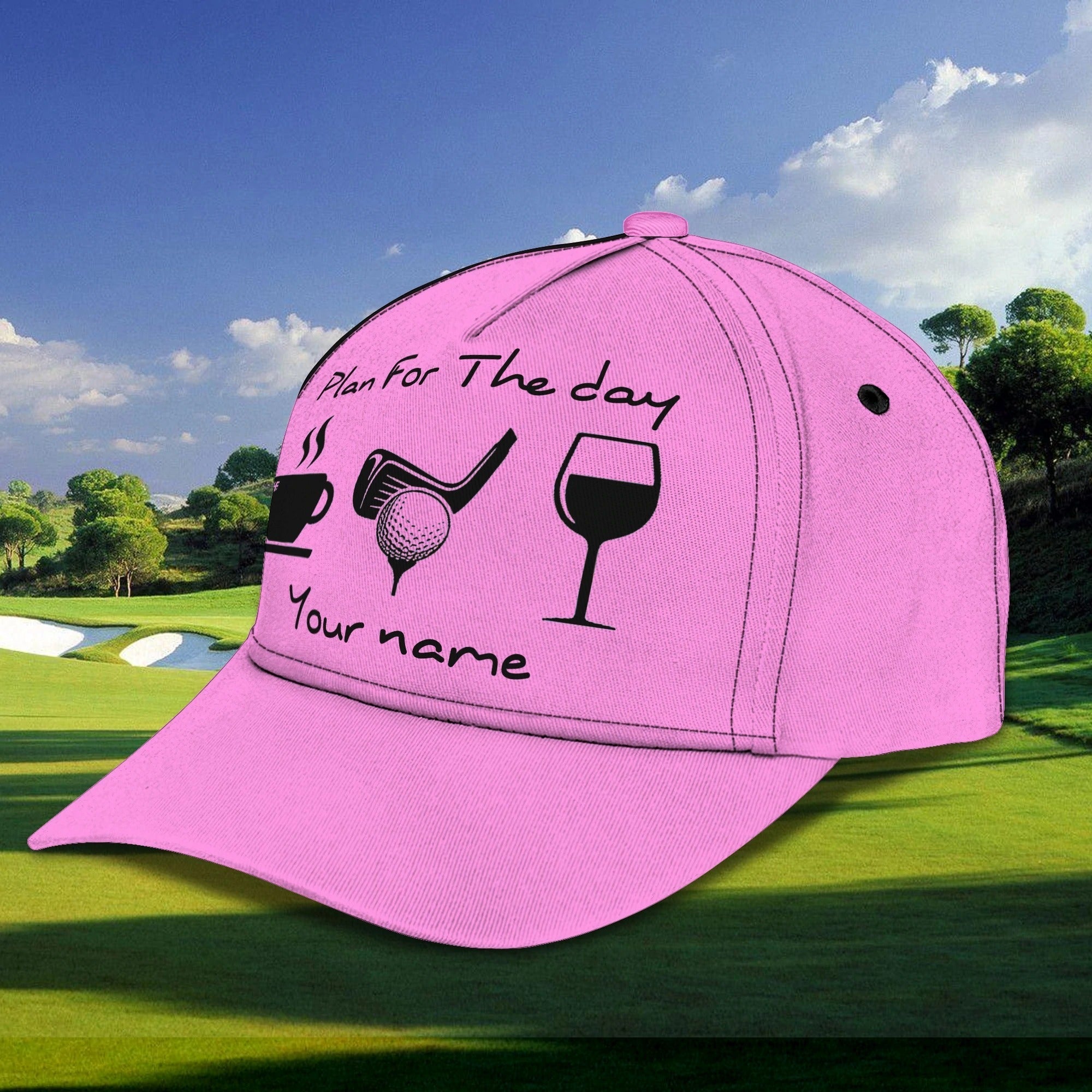 Personalized Baseball Golf Cap For Women, Golfer Cap For Woman, Birthday Golfer Gifts, Woman Golf Cap Trucker Hats Custom Hats Gifts For Men & Women