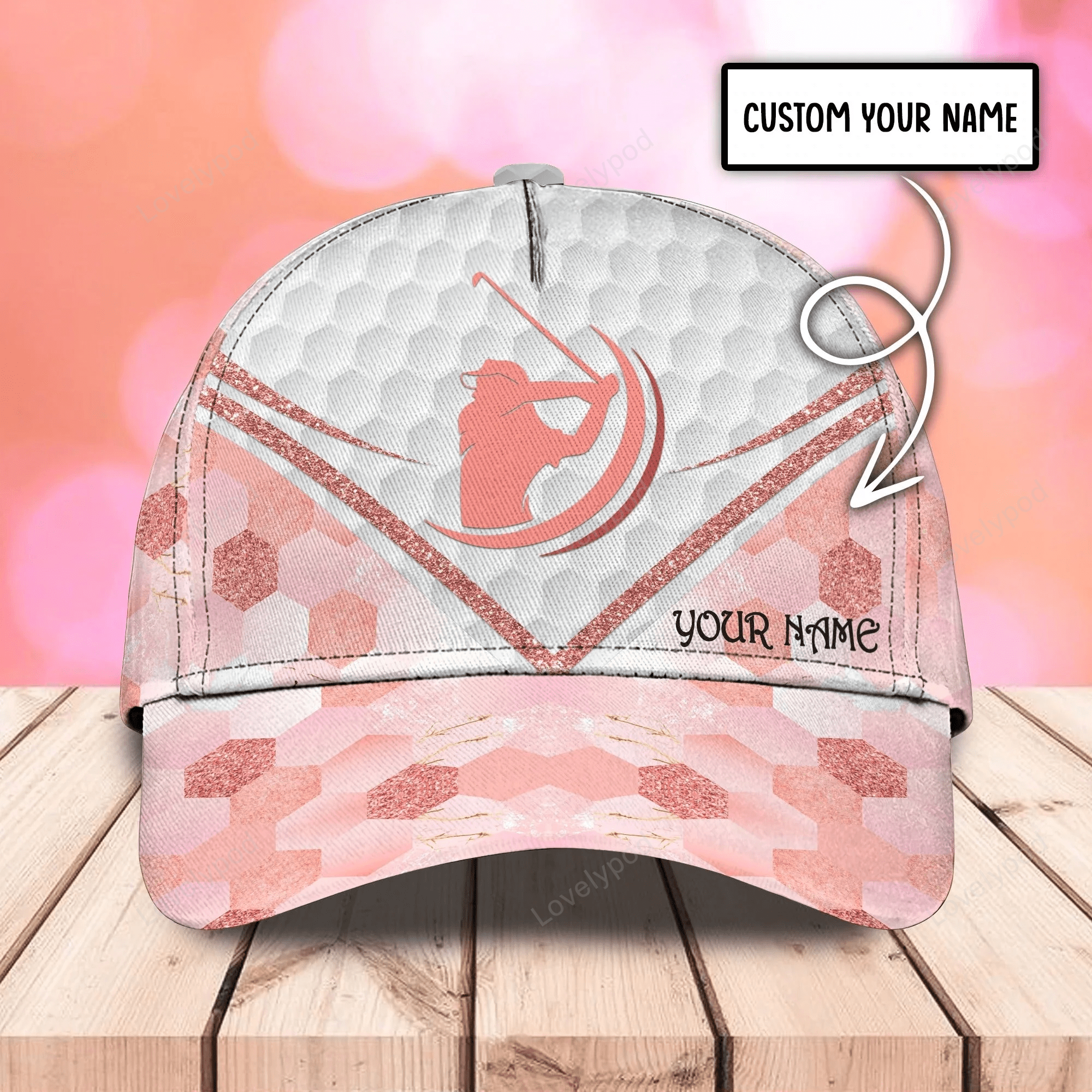Personalized Baseball Golf Cap For Women, Golfer Cap For Woman, Birthday Golfer Gifts, Woman Golf Cap Trucker Hats Custom Hats Gifts For Men & Women