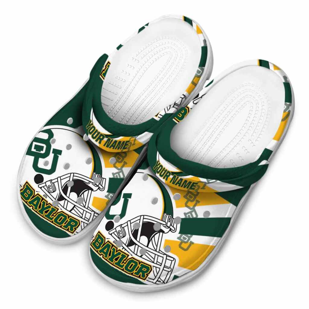Personalized Baylor Bears Football Helmet ClogTVC1801802 - Image 4