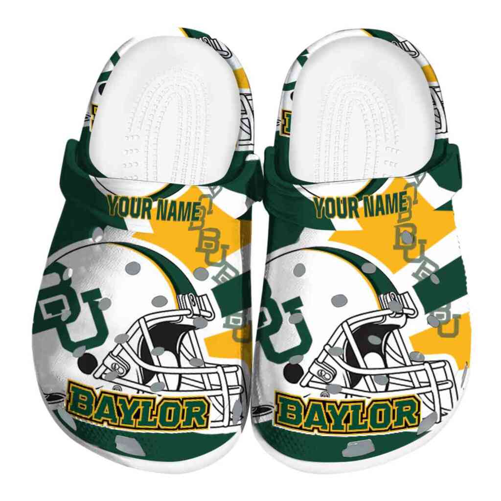 Personalized Baylor Bears Football Helmet ClogTVC1801802