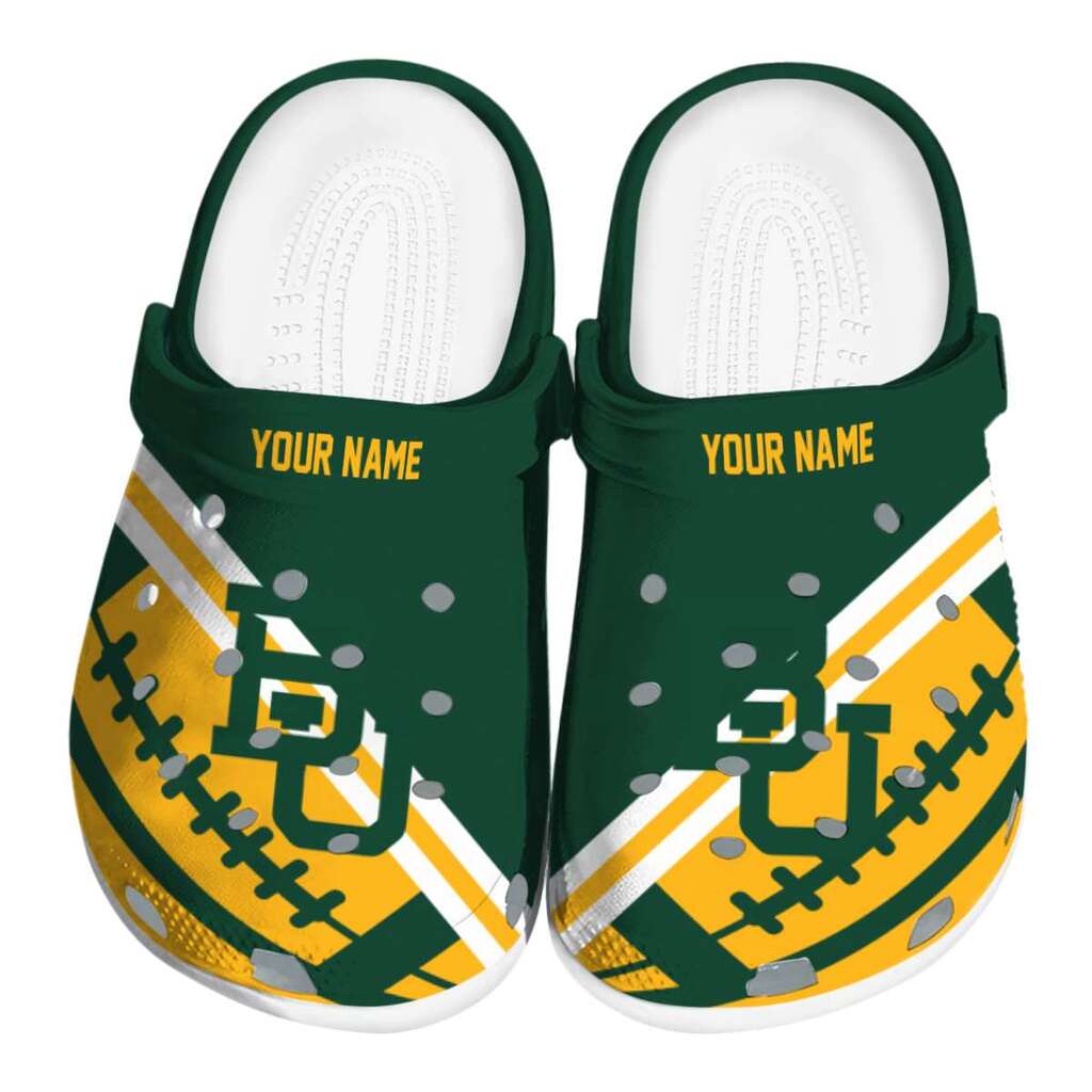 Personalized Baylor Bears Football Motif ClogTVC1801802