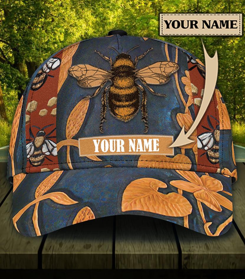 Personalized Bee Classic Cap Trucker Hats Custom Hats Gifts For Men & Women