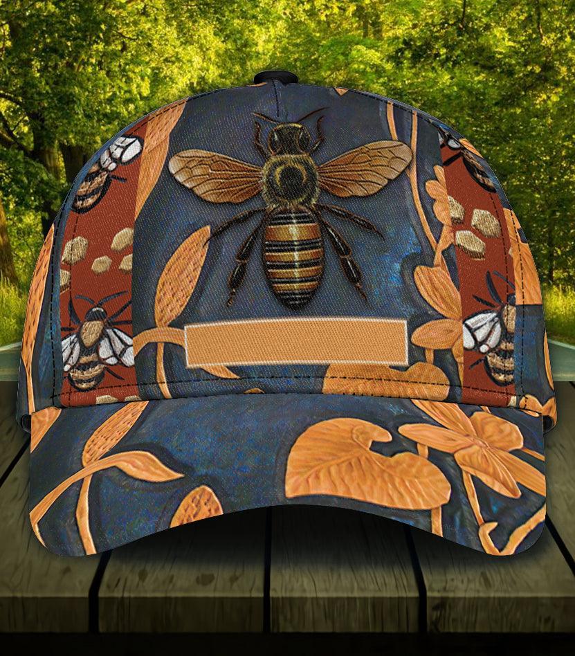 Personalized Bee Classic Cap Trucker Hats Custom Hats Gifts For Men & Women