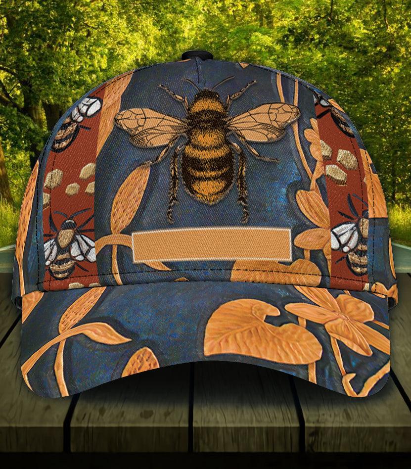 Personalized Bee Classic Cap Trucker Hats Custom Hats Gifts For Men & Women