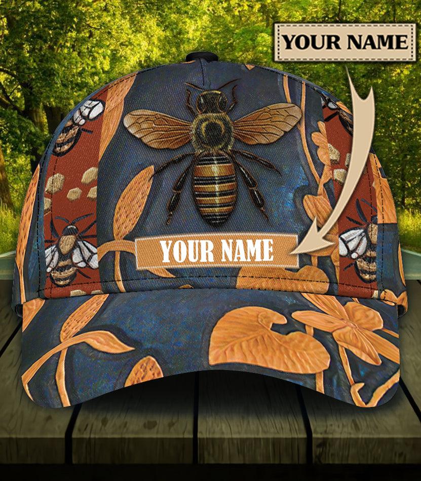 Personalized Bee Classic Cap Trucker Hats Custom Hats Gifts For Men & Women