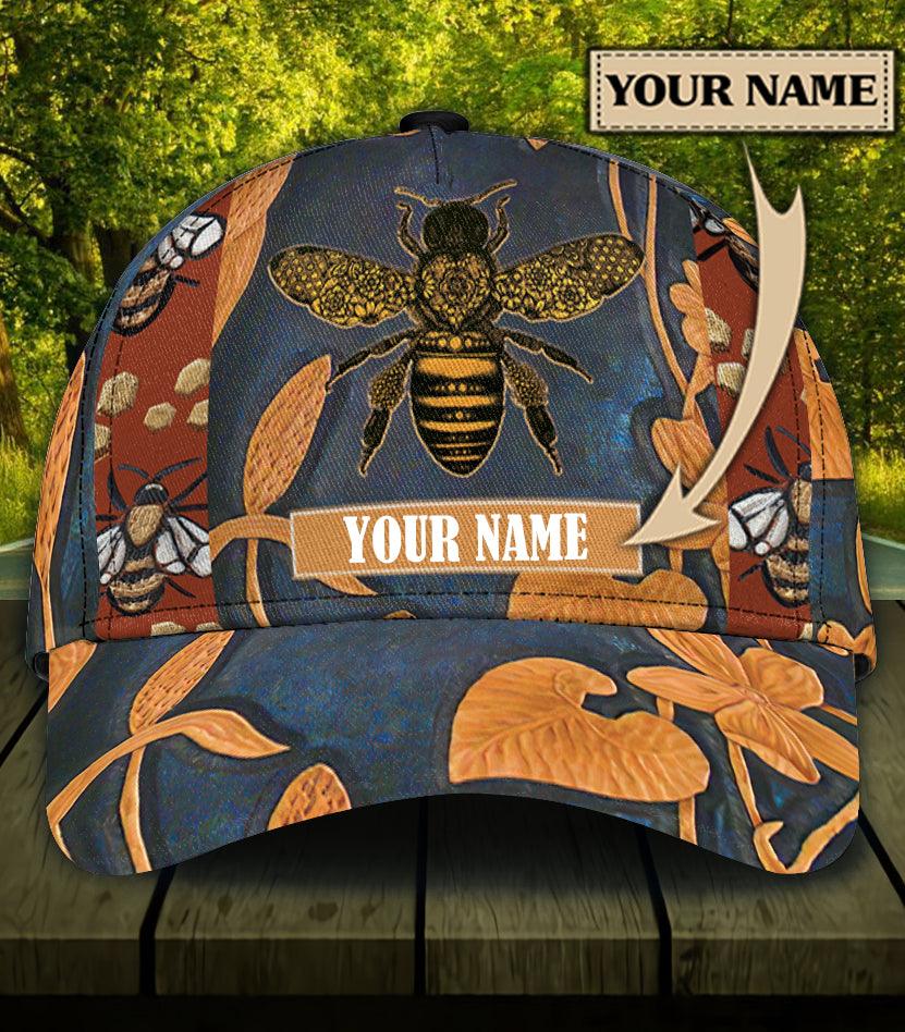 Personalized Bee Classic Cap Trucker Hats Custom Hats Gifts For Men & Women