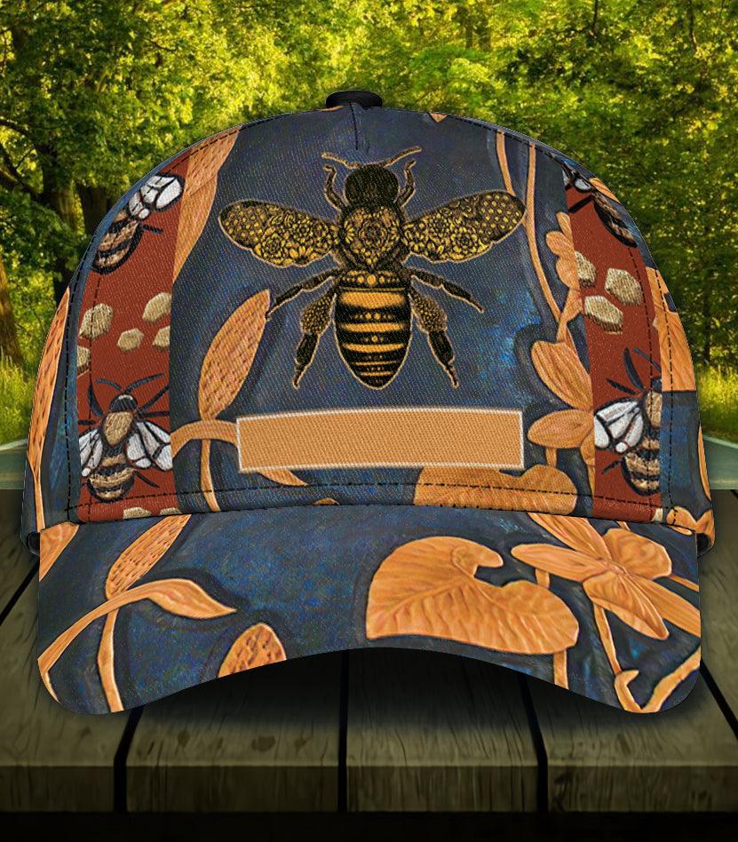 Personalized Bee Classic Cap Trucker Hats Custom Hats Gifts For Men & Women