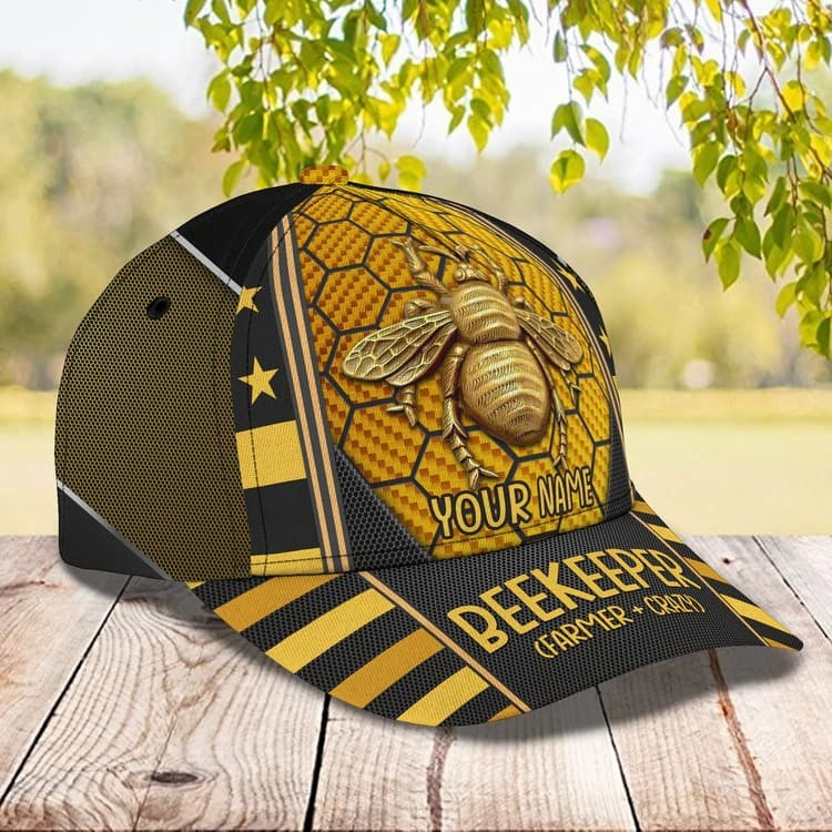 Personalized Bee Yourself Cap for Men & Women Bee Lovers, Custom Name Bee Hat Trucker Hats Custom Hats Gifts For Men & Women