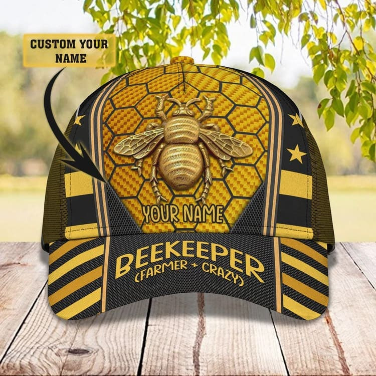 Personalized Bee Yourself Cap for Men & Women Bee Lovers, Custom Name Bee Hat Trucker Hats Custom Hats Gifts For Men & Women