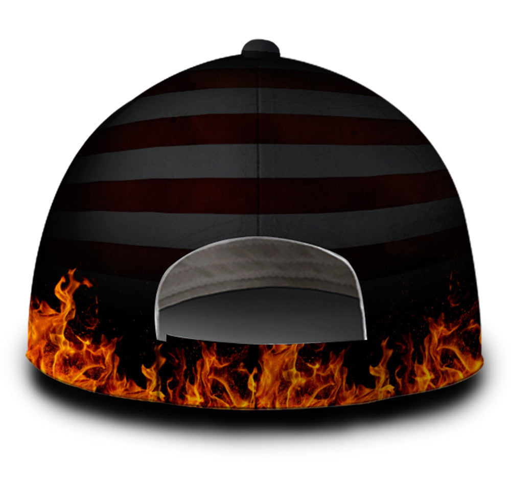Personalized Being A Retired Firefighter Is An Honor Black Hat Classic Cap Trucker Hats Custom Hats Gifts For Men & Women