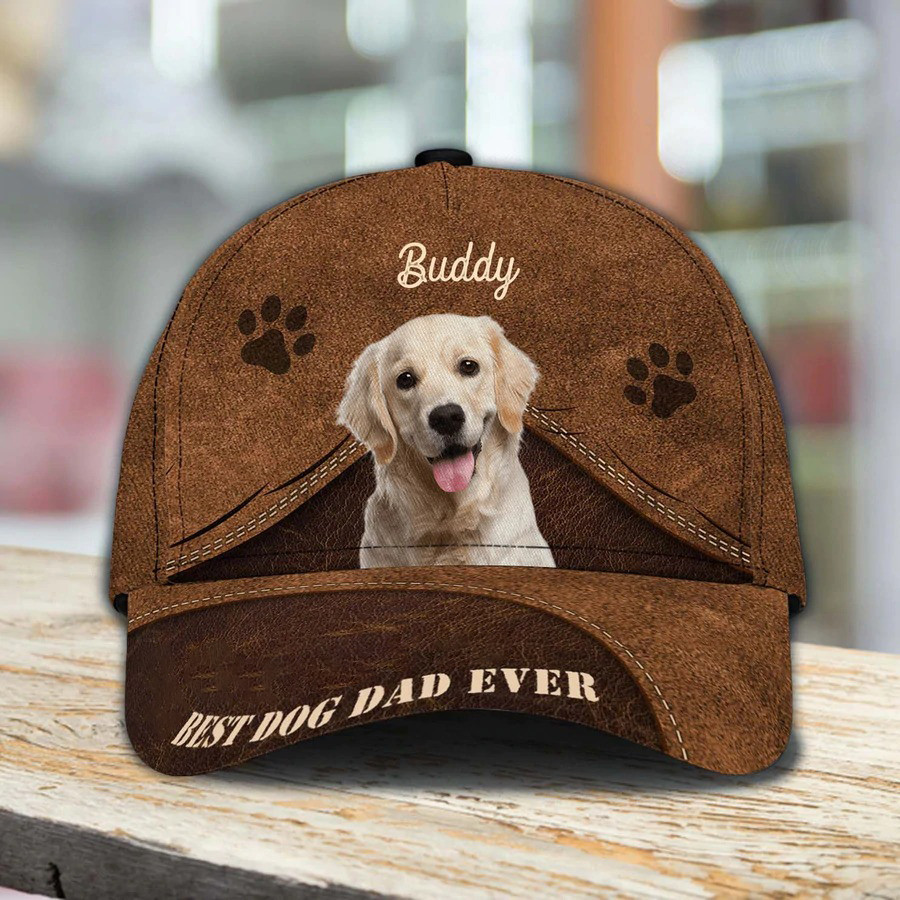 Personalized Best Dog Dad Ever Hat, Custom Photo Dog Breed, Pets Photo, Best Dog Mom Ever Cap for Mom, Dog Cap for Dad Trucker Hats Custom Hats Gifts For Men & Women
