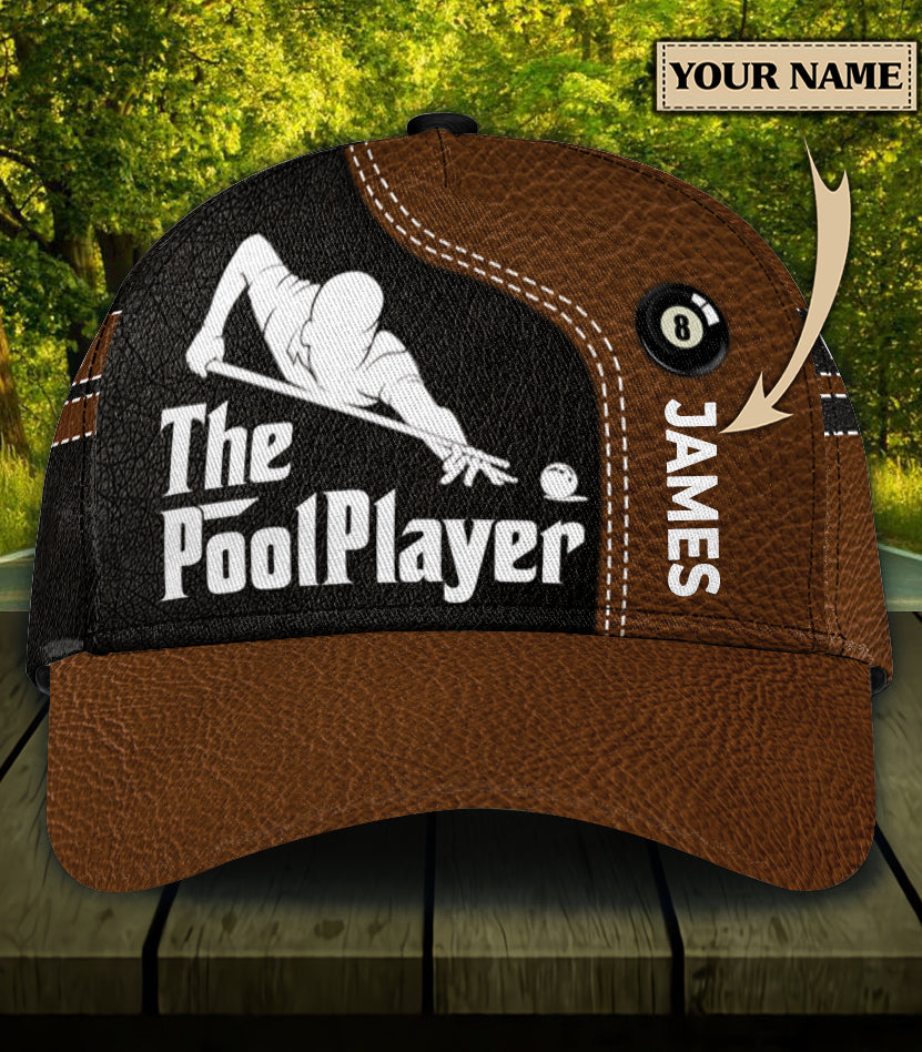 Personalized Billiard Classic Cap, Gift for Billiard Snooker Lovers, Billiard Snooker Players Trucker Hats Custom Hats Gifts For Men & Women