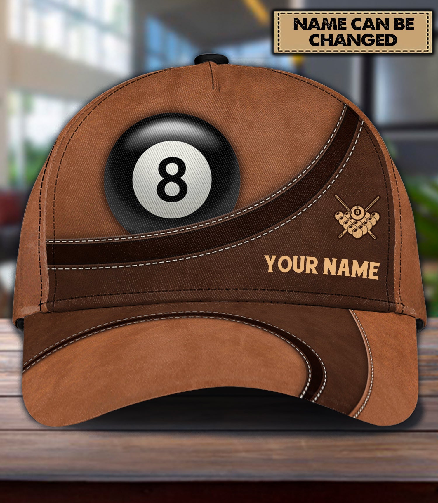 Personalized Billiard Classic Cap, Gift for Billiard Snooker Lovers, Billiard Snooker Players Trucker Hats Custom Hats Gifts For Men & Women