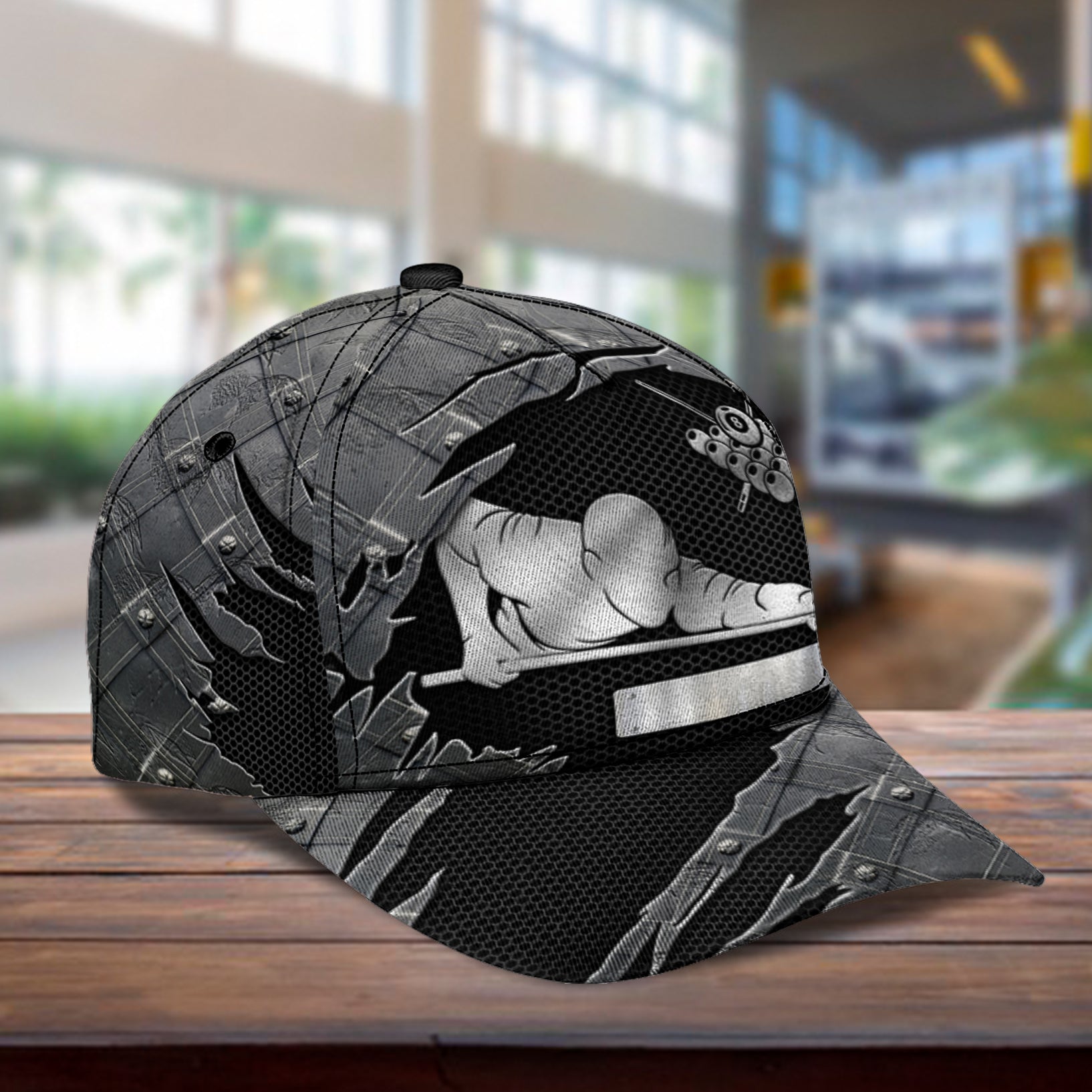 Personalized Billiard Classic Cap, Gift for Billiard Snooker Lovers, Billiard Snooker Players Trucker Hats Custom Hats Gifts For Men & Women