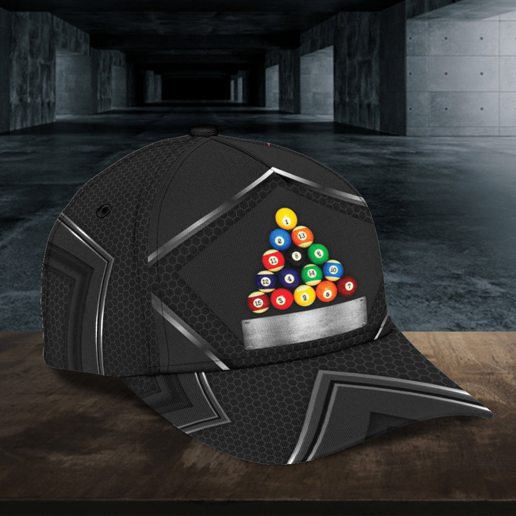 Personalized Billiard Classic Cap, Gift for Billiard Snooker Lovers, Billiard Snooker Players Trucker Hats Custom Hats Gifts For Men & Women