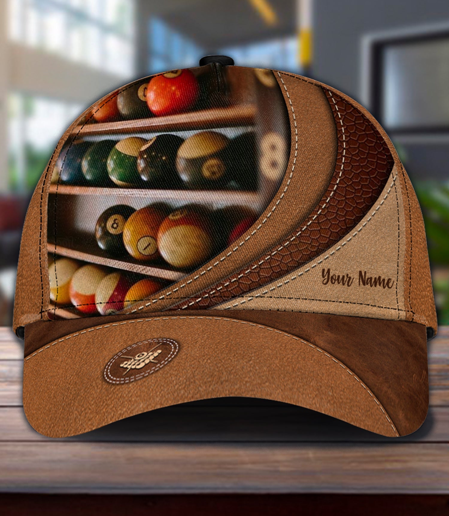 Personalized Billiard Classic Cap, Gift for Billiard Snooker Lovers, Billiard Snooker Players Trucker Hats Custom Hats Gifts For Men & Women