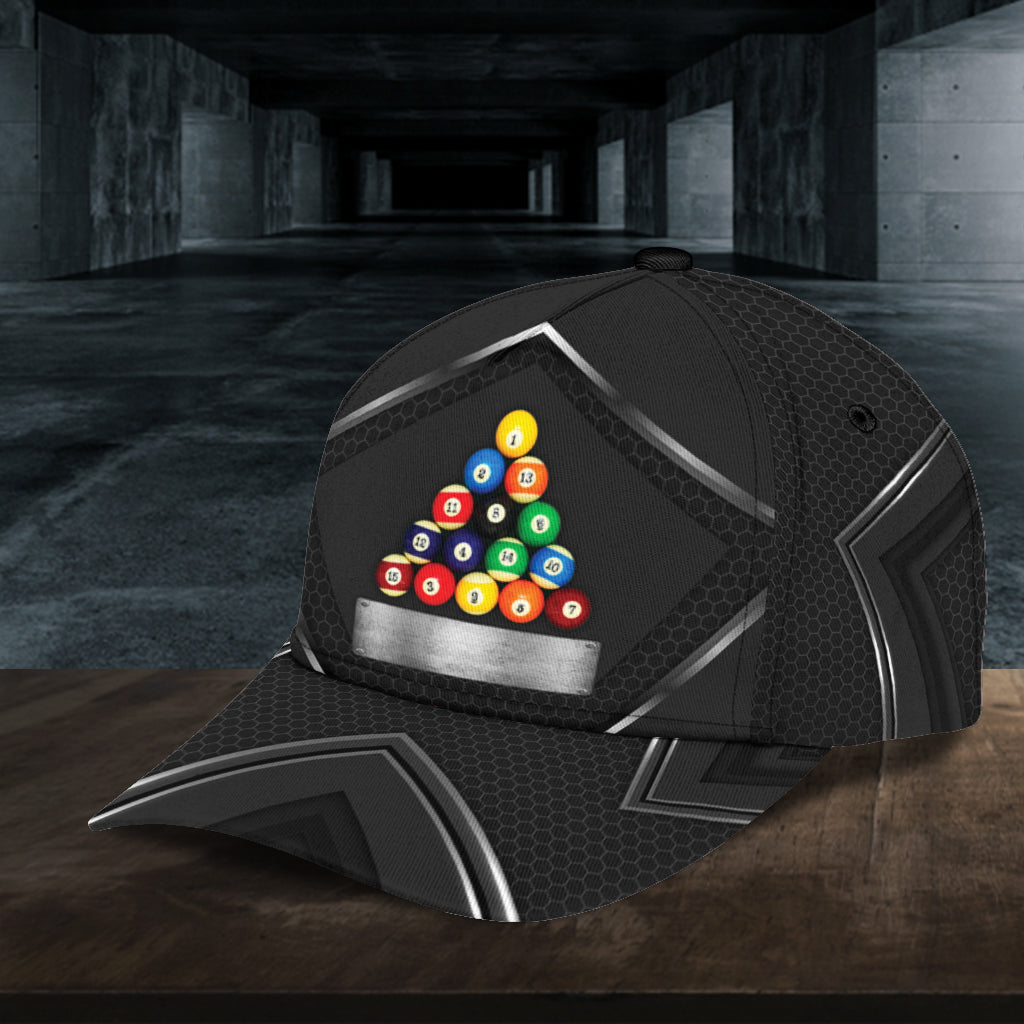 Personalized Billiard Classic Cap, Gift for Billiard Snooker Lovers, Billiard Snooker Players Trucker Hats Custom Hats Gifts For Men & Women