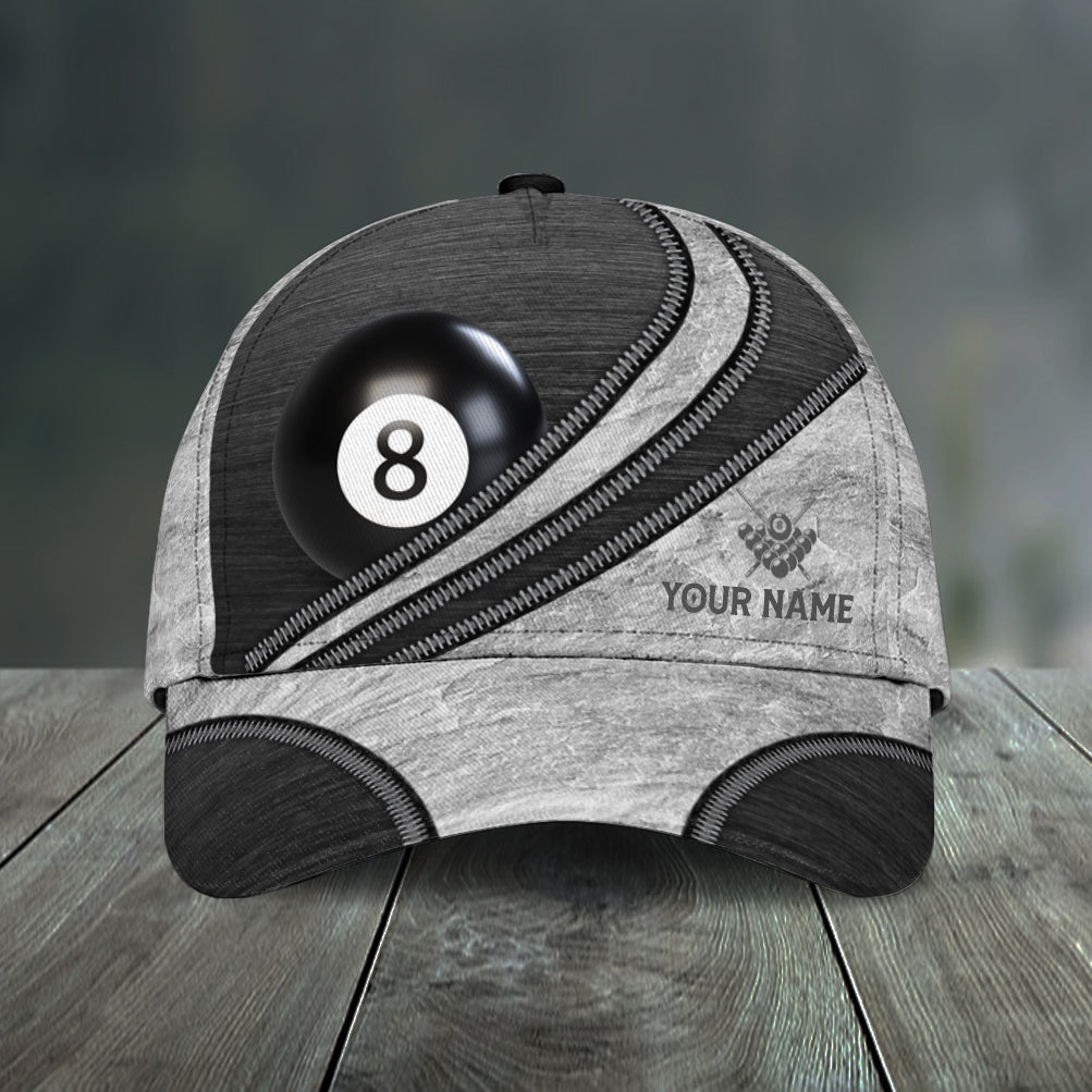 Personalized Billiard Classic Cap, Gift for Billiard Snooker Lovers, Billiard Snooker Players Trucker Hats Custom Hats Gifts For Men & Women