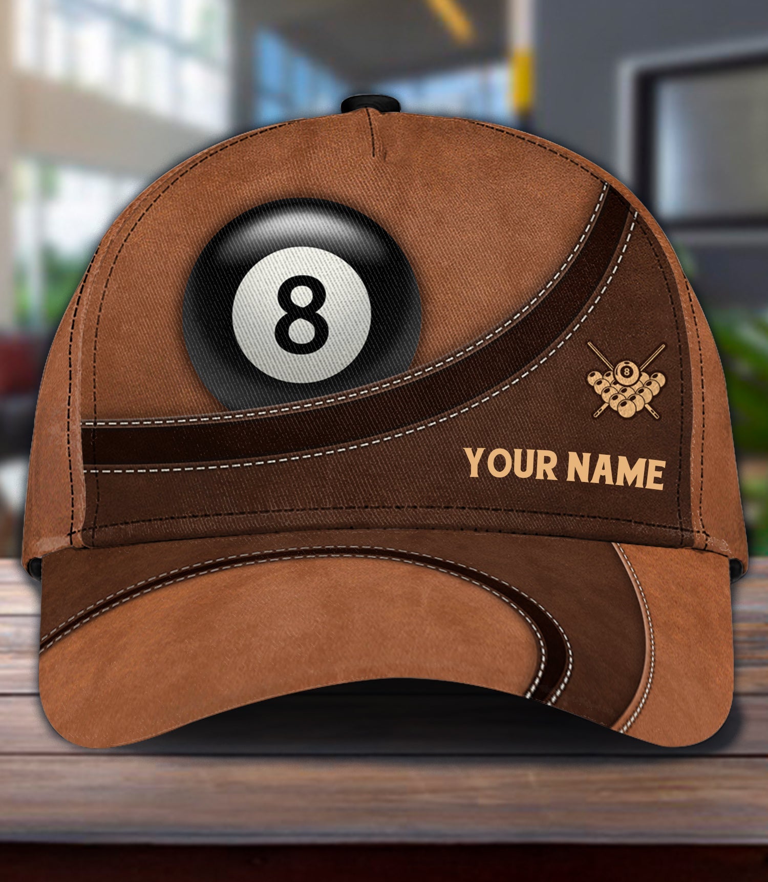 Personalized Billiard Classic Cap, Gift for Billiard Snooker Lovers, Billiard Snooker Players Trucker Hats Custom Hats Gifts For Men & Women