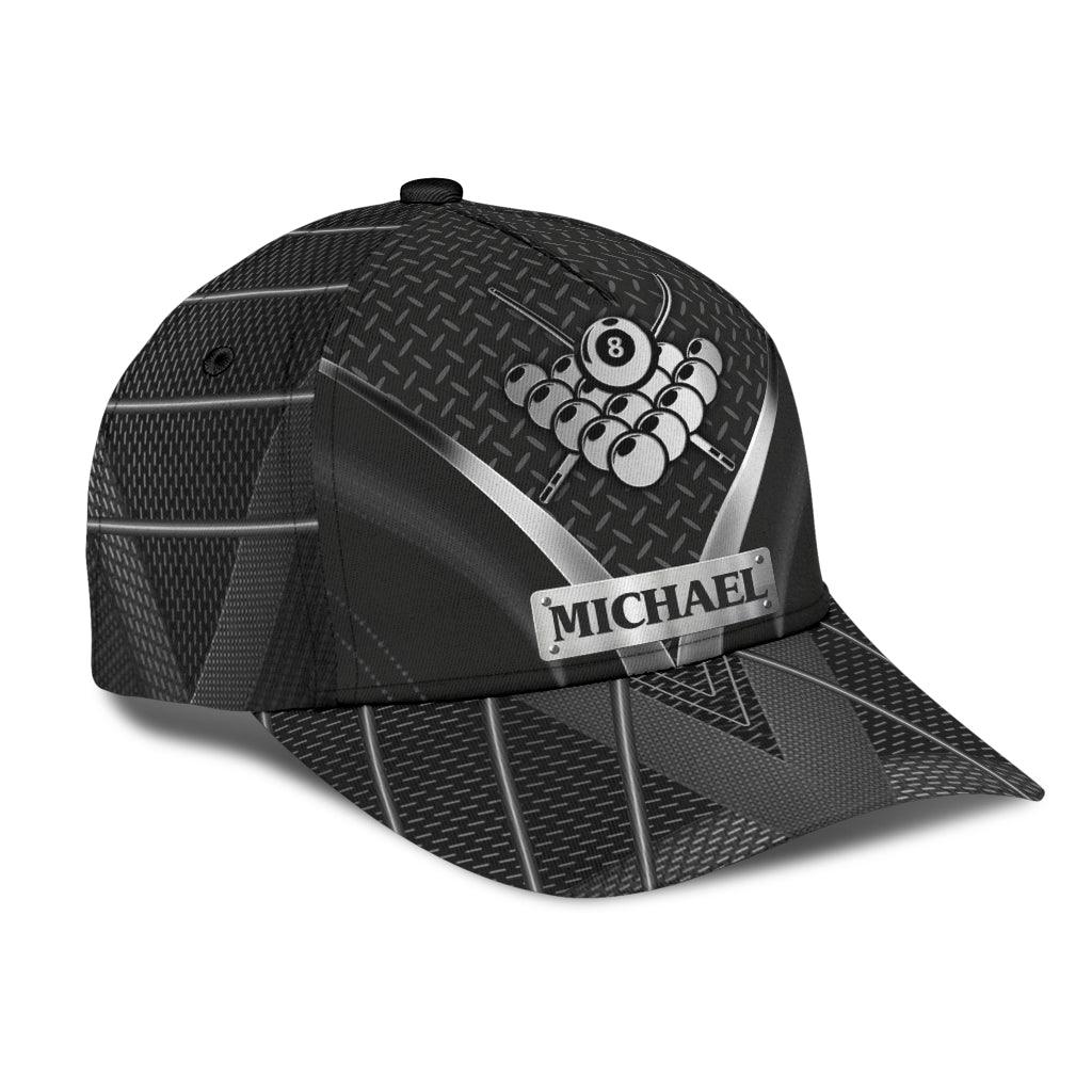 Personalized Billiard Classic Cap, Personalized Gift for Billiard Snooker Lovers, Billiard Snooker Players Trucker Hats Custom Hats Gifts For Men & Women