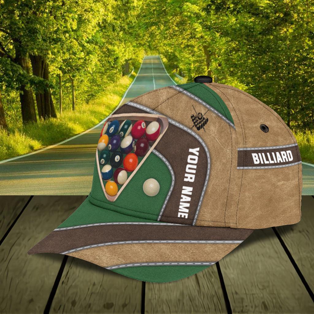 Personalized Billiard Classic Cap, Personalized Gift for Billiard Snooker Lovers, Billiard Snooker Players Trucker Hats Custom Hats Gifts For Men & Women