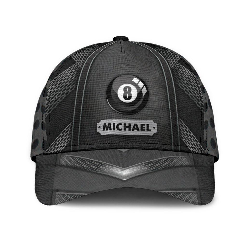 Personalized Billiard Classic Cap, Personalized Gift for Billiard Snooker Lovers, Billiard Snooker Players Trucker Hats Custom Hats Gifts For Men & Women