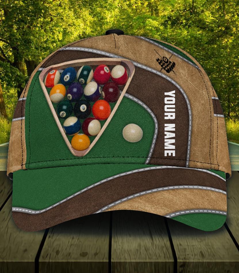 Personalized Billiard Classic Cap, Personalized Gift for Billiard Snooker Lovers, Billiard Snooker Players Trucker Hats Custom Hats Gifts For Men & Women