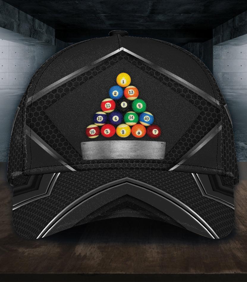 Personalized Billiard Classic Cap, Personalized Gift for Billiard Snooker Lovers, Billiard Snooker Players Trucker Hats Custom Hats Gifts For Men & Women