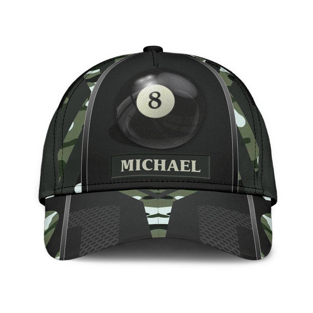 Personalized Billiard Classic Cap, Personalized Gift for Billiard Snooker Lovers, Billiard Snooker Players Trucker Hats Custom Hats Gifts For Men & Women