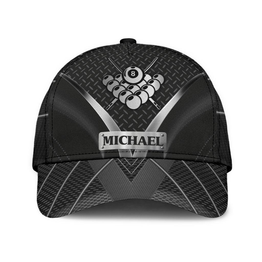 Personalized Billiard Classic Cap, Personalized Gift for Billiard Snooker Lovers, Billiard Snooker Players Trucker Hats Custom Hats Gifts For Men & Women