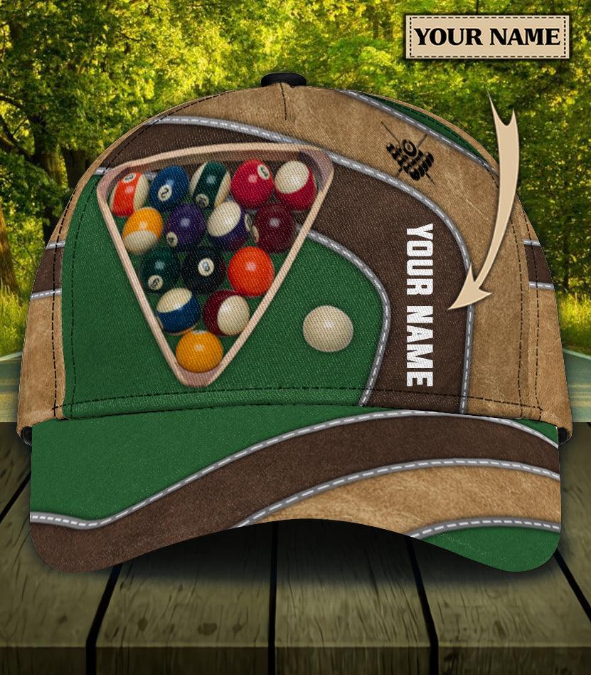 Personalized Billiard Classic Cap, Personalized Gift for Billiard Snooker Lovers, Billiard Snooker Players Trucker Hats Custom Hats Gifts For Men & Women