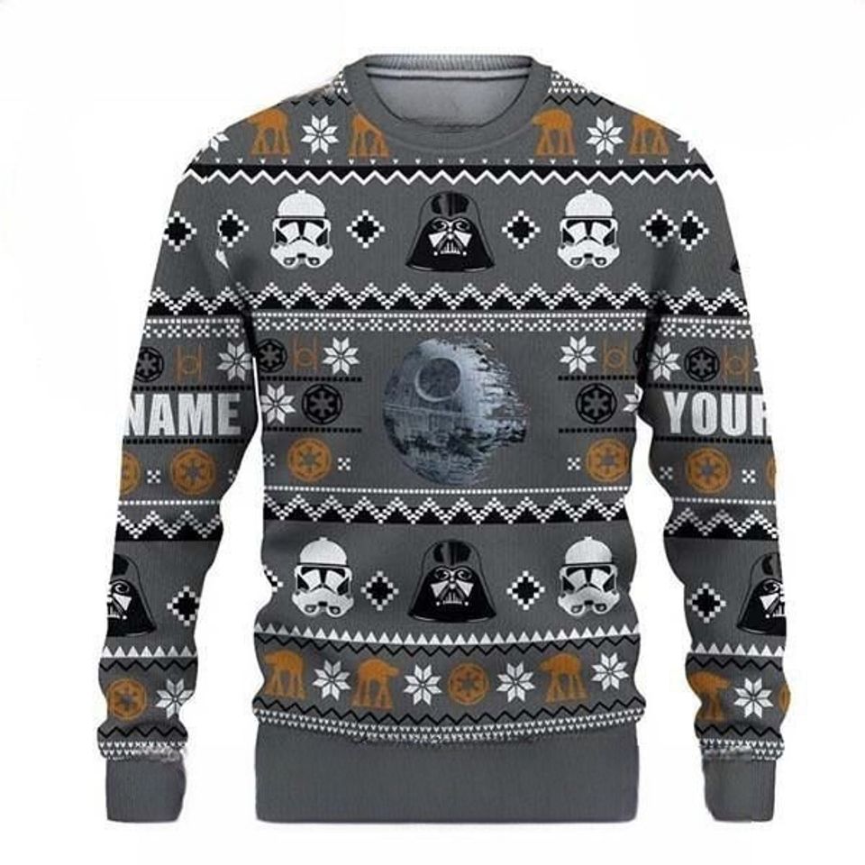 Personalized Black Villain 3D All Over Printed T-shirt, US Movie Ugly Christmas Sweater