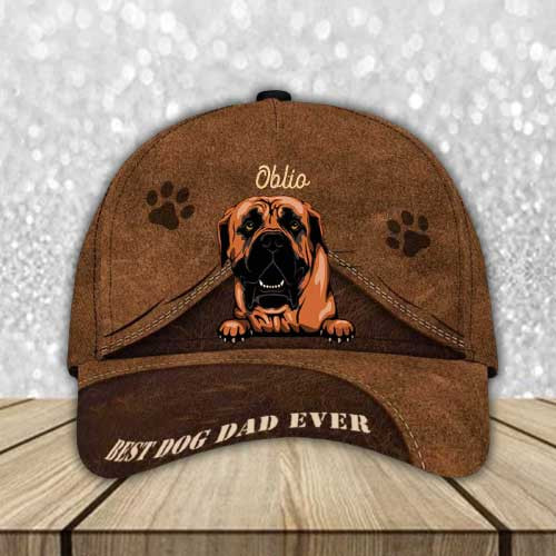 Personalized Boerboel Hat, Custom Photo Boerboel Cap 3D for Dog Lovers Trucker Hats Custom Hats Gifts For Men & Women
