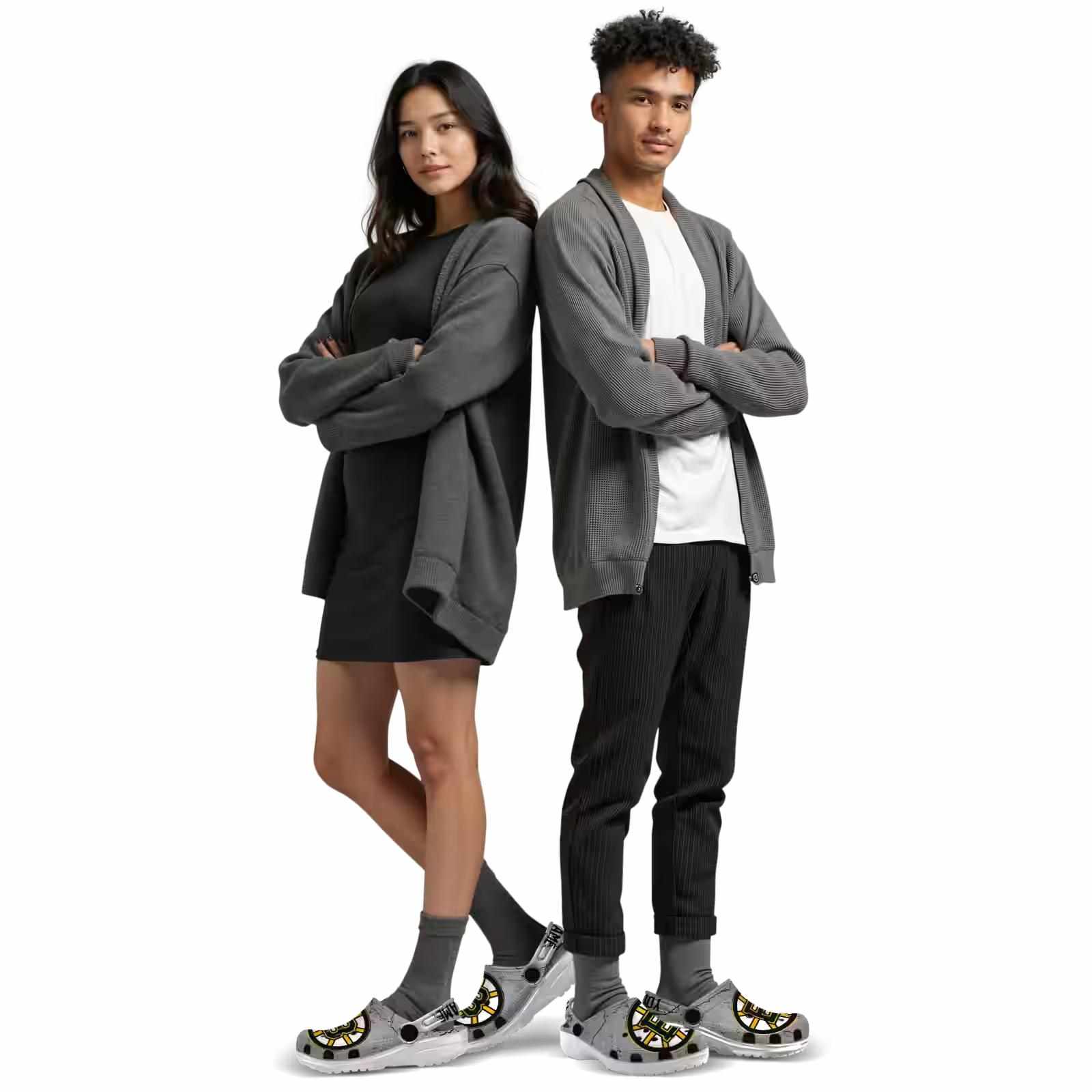 Personalized Boston Bruins Cracked Texture ClogTVC1801876 - Image 7