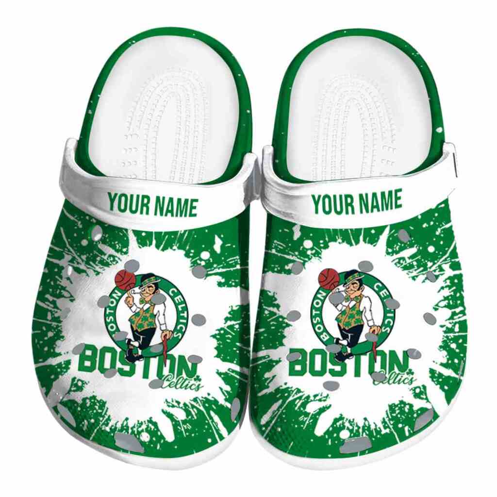 Personalized Boston Celtics Splash Art ClogTVC1801913