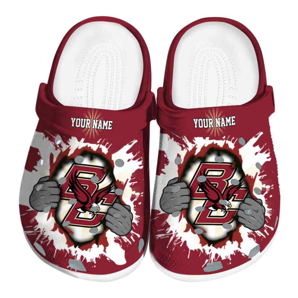 Personalized Boston College Eagles Gripping Hand ClogTVC1801801