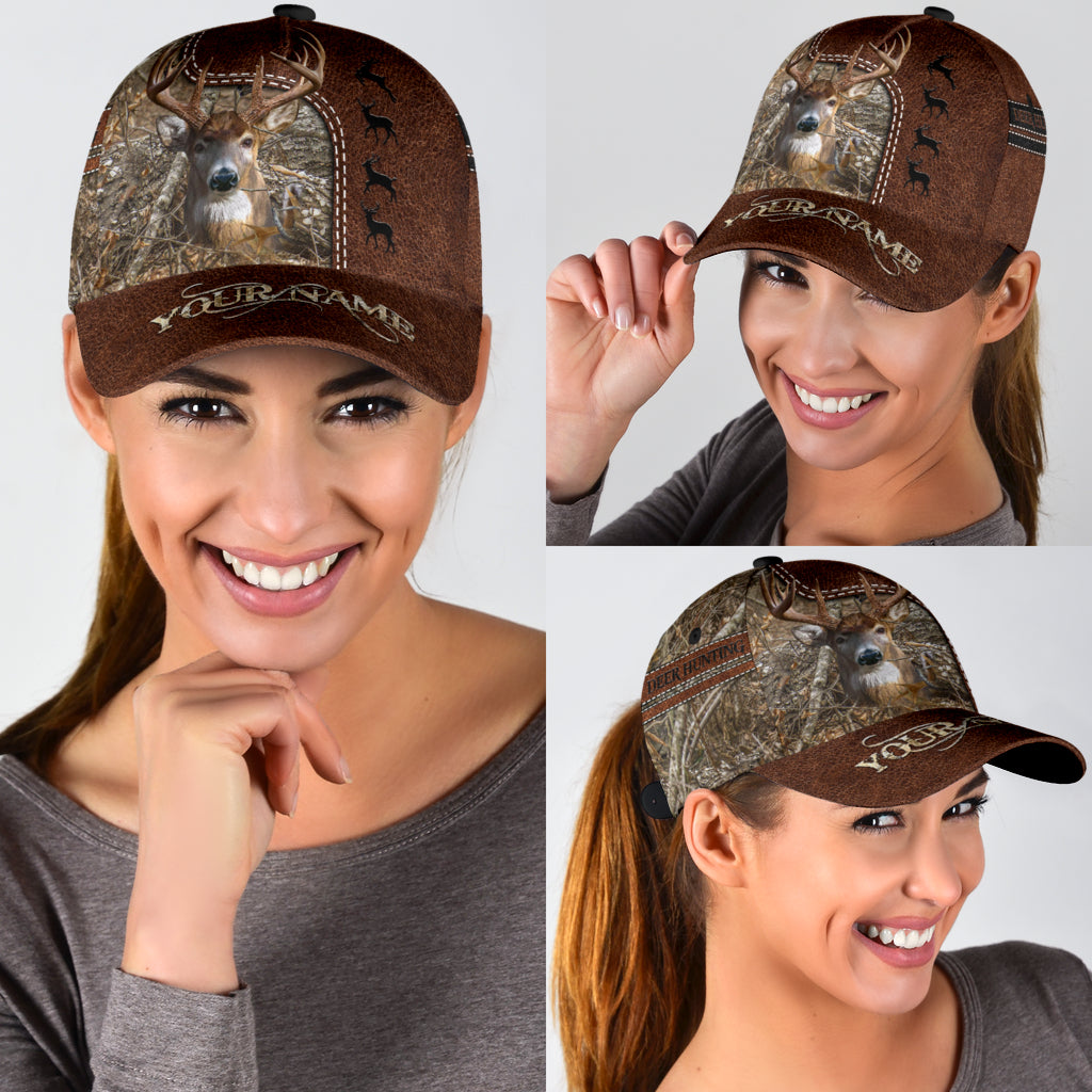 Personalized Bow Hunting Classic Hat Cap, Baseball Cap Hat For Hunter, Deer Hunting Cap Hat Trucker Hats Custom Hats Gifts For Men & Women