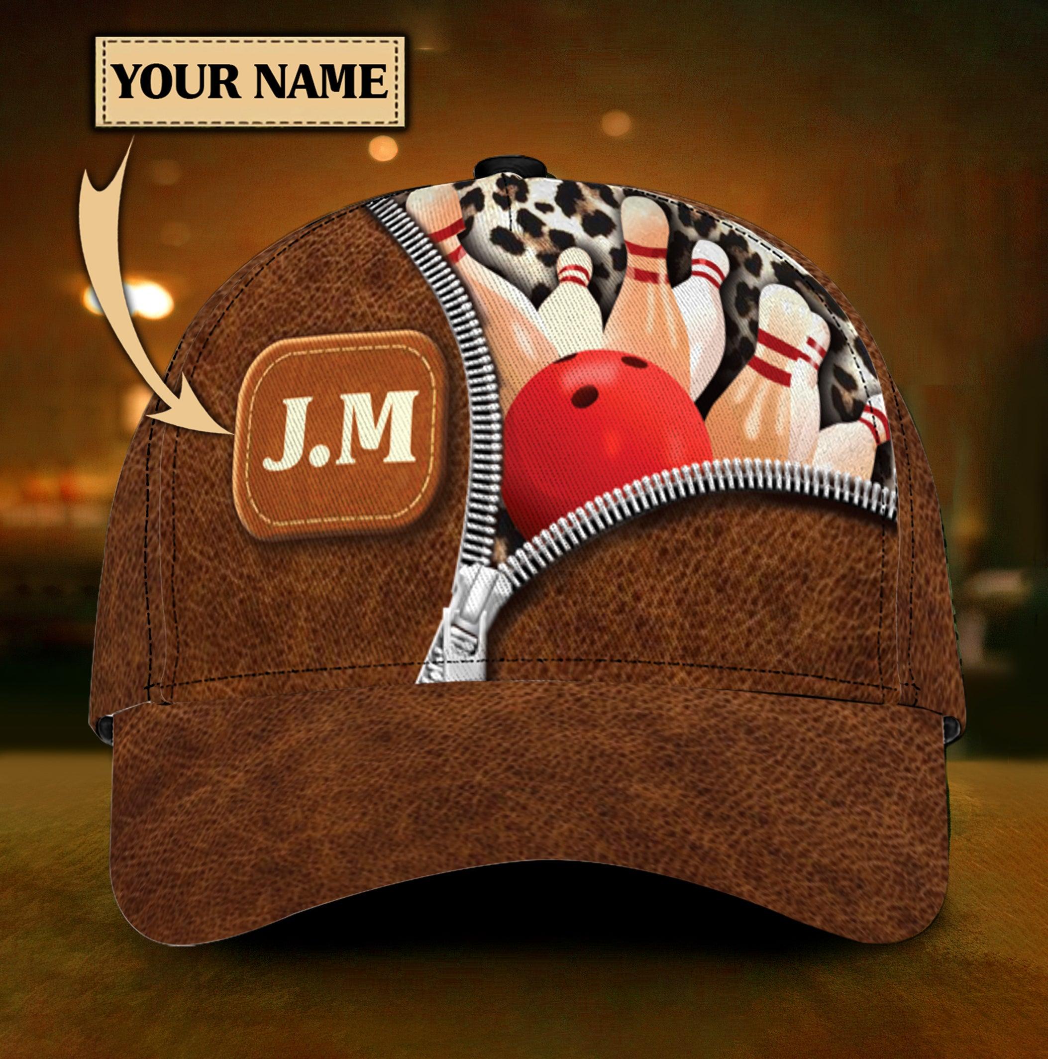 Personalized Bowling Classic Cap, Personalized Gift for Bowling Lovers, Bowling Players Trucker Hats Custom Hats Gifts For Men & Women
