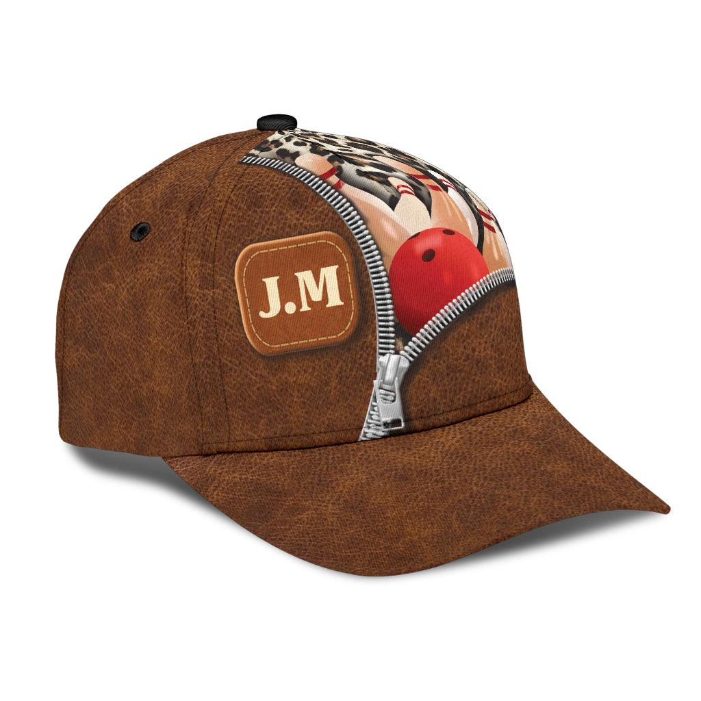 Personalized Bowling Classic Cap, Personalized Gift for Bowling Lovers, Bowling Players Trucker Hats Custom Hats Gifts For Men & Women
