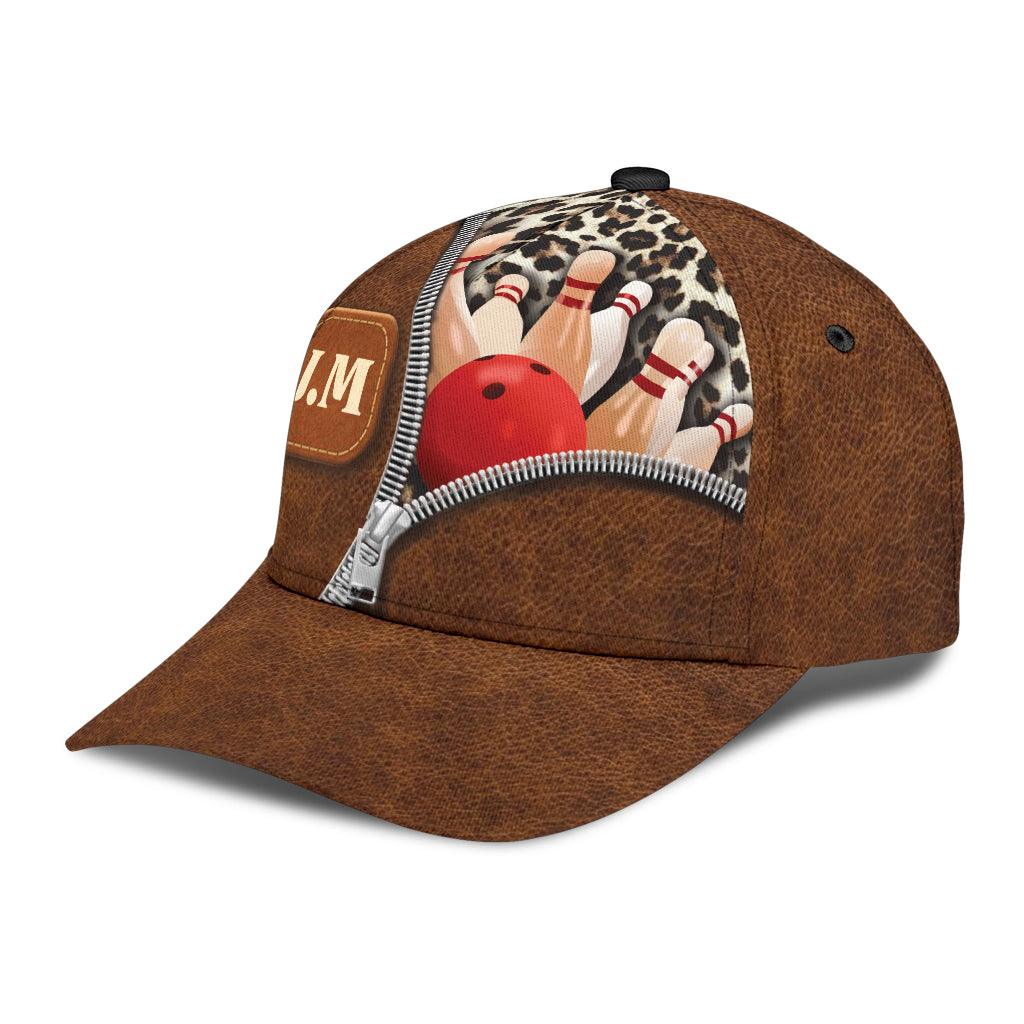 Personalized Bowling Classic Cap, Personalized Gift for Bowling Lovers, Bowling Players Trucker Hats Custom Hats Gifts For Men & Women